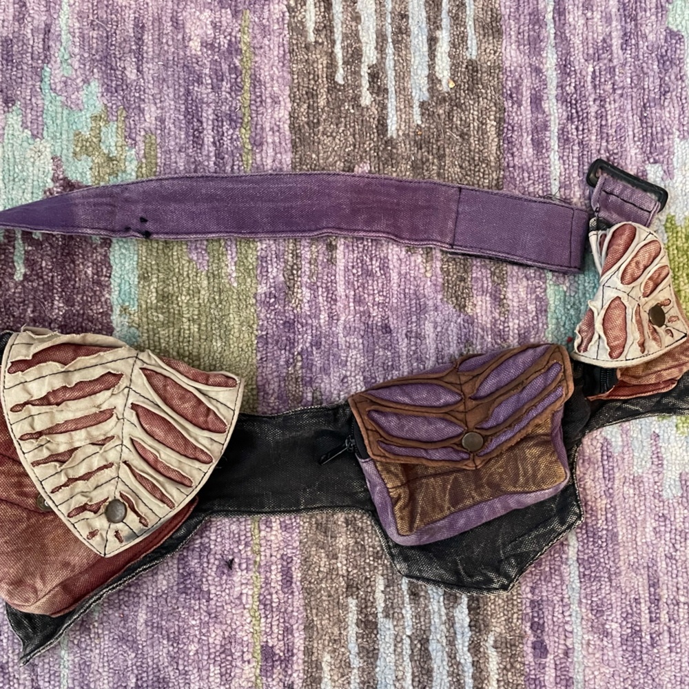 Three pocket festival belt Fanny pack